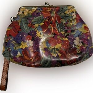 Patricia Nash Citrus Sunrise Floral Clutch